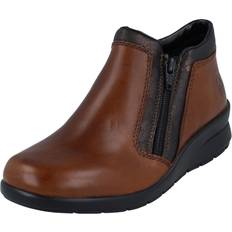 Rieker Women Shoes Rieker Leather Arch-Supporting Ankle Boots - Tan