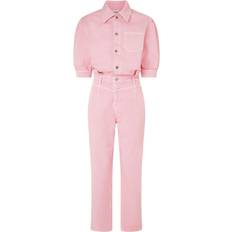 Rose Combinaisons Pepe Jeans Combinaison Courte Femme Felicia - Rose