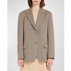 Abbigliamento Max Mara Weekend Blazer 'VELETTA' - Marrone Chiaro/Nero/Bianco