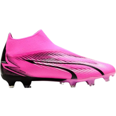 Puma Pink Soccer Shoes Puma Ultra Match FG/AG M - Poison Pink/White/Black