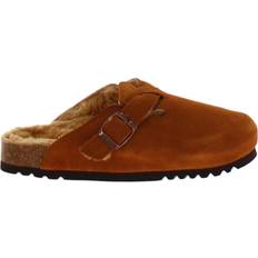 Scholl Pantoffeln & Hausschuhe Scholl Sandalen für Frauen FAE Suede Bis Marron