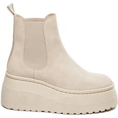 Steve Madden Woman Chelsea Boots Steve Madden Pegasus Beige