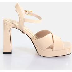 Beige - Femme Sandales à talons Buffalo Cherry Cross - Beige