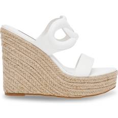 Sandales à talons Steve Madden Mules Compensées Femme - Blanc