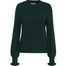 B.Young Pull en tricot Pulls B.Young Pull Femme Milo Structure - Vert