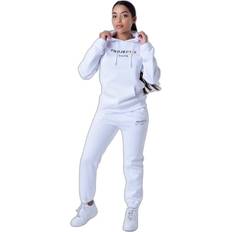 Hoodies - Mehrfarbig Pullover Bestickter Damen-Hoodie Project X Paris Blanc