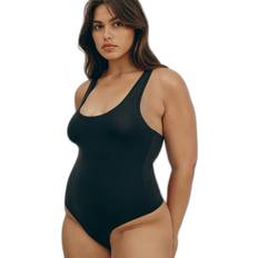 Organic Basics Tøj Organic Basics Flex Bodysuit - Black