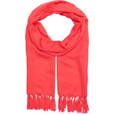 Only Vrouw Accessoires Only Sjaal Met Franjes Voor Dames - Rouge