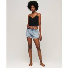 Superdry Tank Tops Superdry Women's embroidered camisole top Vintage Noir