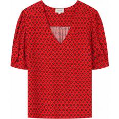 Femme Chemisiers Grace & Mila Blouse Femme Giro - Rouge