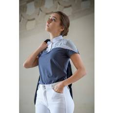 Oui Chemises Polo de Concours Équitation Femme Pénélope Indyshow - Bleu