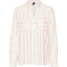 Vero Moda Women Blouses Vero Moda Women's long sleeve blouse Hana Beige
