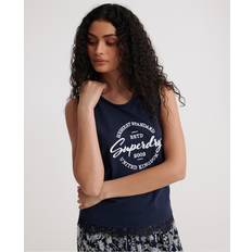 Superdry Vrouw Mouwloze shirts Superdry Jessica Graphic Damestop - Bleu