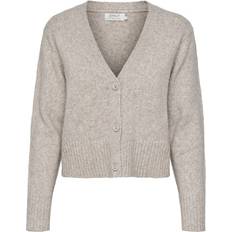 Femme Gilets Only Cardigan Femme Macadamia - Marron