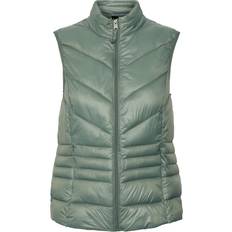 Vero Moda Women Vests Vero Moda Vmsorayasiv Vest - Vert