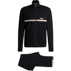 HUGO BOSS Hombre Monos HUGO BOSS Long Set 1 Signature Details Tracksuit - Black