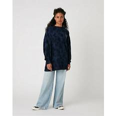 Wrangler Women Tops Wrangler Sweatshirt woman Oversize Bleu