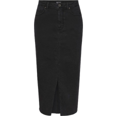 Pieces Jessica Denim Skirt - Black