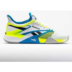 Green Racket Sport Shoes Reebok Nano Court Men's Tennis Shoes White/Digital Lime/Aqua