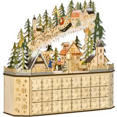 Northio Adventskalender Med Led-Ljus 45 x 13 x 43 cm
