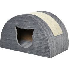 Katter - Katthus Husdjur Northio Katthus Med Skrapbräda Sisalgrå 48.5x30x30 cm