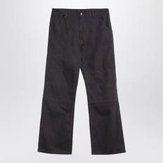 Acne Studios Trousers Acne Studios Palma Canvas Face Trousers - Dark Grey