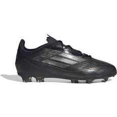 Adidas Black Football Shoes adidas Junior F50 Pro FG - Core Black/Iron Metallic/Gold Metallic