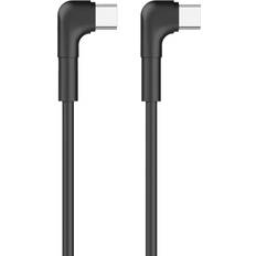 Angled USB C - USB C M-M