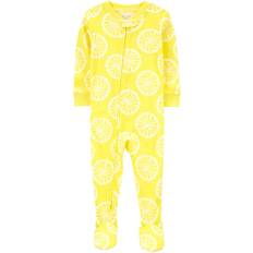 Children's Clothing Carter's Baby Girls Footed Long Sleeve One Piece Pajama, Months, Yellow 24 Months