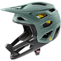 Herren Fahrradhelme Uvex Revolt MIPS Full-Face Helmet Moss Green/Black Matt