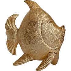 Romimex Romimex Golden Resin Fish Figurine