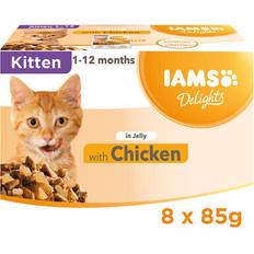 IAMS delights kitten wet cat food chicken jelly