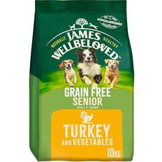 James Wellbeloved grain free senior dry dog food turkey &