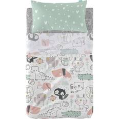 HappyFriday Multicolour Baby Crib Bedding Set of 2 Duvet Cover Multicolour