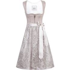 Braun - Damen Kleider MarJo Dirndl, taillierter Schnitt, Knielänge, für Damen, lila