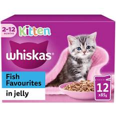 Whiskas kitten wet cat food fish jelly
