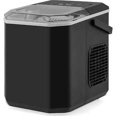 Ice Makers Costway Countertop ice maker portable ice making machine 6-13 mins 9 ice 26.5 lbs/24 hrs Black 8.7" x 11.4" x 11.6"W x D x H