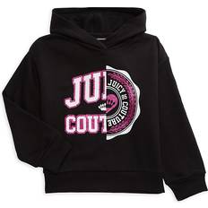 Juicy Couture Black Children's Clothing Juicy Couture Girl's Logo Graphic Hoodie Black 12-14 L 12-14