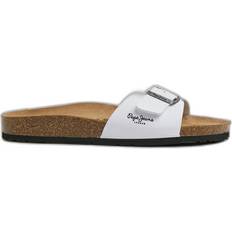 Pepe Jeans Pantoffeln & Hausschuhe Pepe Jeans Slides Bio Single Champion Blanc