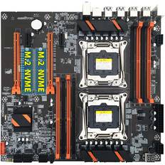 Motherboards Tlily X99 Dual CPU Motherboard+2XE5 2630 V3 CPU+2XDDR4