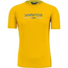 KARPOS Val Federia Short Sleeve T-shirt Yellow Man