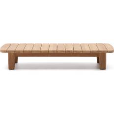Møbler Kave Home Tirant Udendørs Brun H26x140x70 cm Sofabord