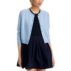 Aqua Cardigans Aqua Cashmere Crewneck Cardigan 100% Exclusive Chambray