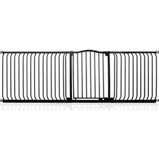 Child Safety Safetots Safetots Curved Top Safety Gate, 234Cm 243Cm, Matt Black, Pressure Fit Stair Gate One Size