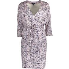 Gant Rosa Klänningar Gant Elegant Wrap Dress - Multicolor