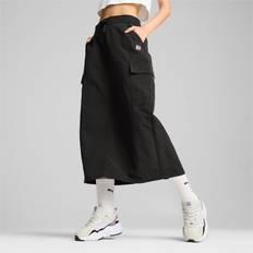 Puma Skirts Puma Downtown Cargo Midi Skirt Women, Black