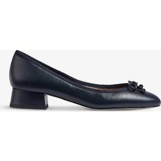 Blue Heels & Pumps LK Bennett Aurelie Grosgrain Ballerina Court Shoes 38, NAVY NAPPA LEATHER