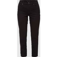 MAC Feminine Fit 5-Pocket-Jeans Modell MELANIE in Black, Größe 48/34