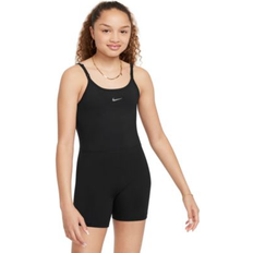 Nike Black Bodysuits Nike Big Girls One Dri-fit Cutout Sleeveless Unitard Black XL 18/20