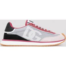 Dolce & Gabbana Unisex Trainers Dolce & Gabbana Mixed-Material DG Cushion Sneakers Gray/Pink